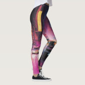Nachtelijk straatracen in Vibrant City Leggings (Rechts)