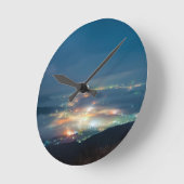 Nachtelijk Uitzicht Aso Night Zee Clouds Japan Kum Ronde Klok (Hoek)