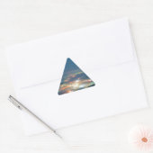Nachtelijk Uitzicht Aso Night Zee Clouds Japan Kum Sticker (Envelop)
