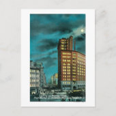 Nachtelijk Uitzicht Kearney St bij Chronicle Bldg Briefkaart (Voorkant)