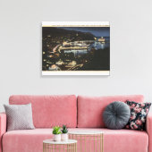 Nachtelijk Uitzicht van Avalon Bay Canvas Afdruk (Insitu (Woonkamer))