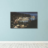 Nachtelijk Uitzicht van Avalon Bay Canvas Afdruk (Insitu (Houten vloer))