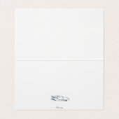 Nachtelijk uitzicht van de Mok van de vlucht Visitekaartje (Binnenkant ongevouwen)