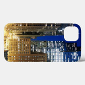 Nachtelijk uitzicht van de stad Chicago Case-Mate iPhone Case (Achterkant (horizontaal))