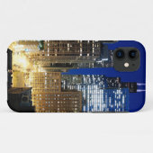 Nachtelijk uitzicht van de stad Chicago Case-Mate iPhone Case (Achterkant (horizontaal))
