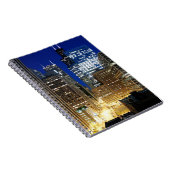 Nachtelijk uitzicht van de stad Chicago Notitieboek (Rechterzijde)