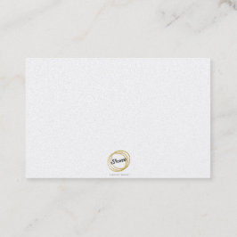 Nachtelijk uitzicht van de vlucht visitekaartje