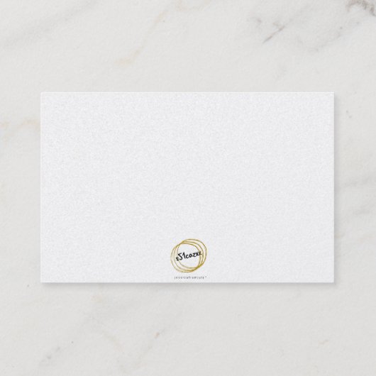 Nachtelijk uitzicht van de vlucht visitekaartje (Achterkant)