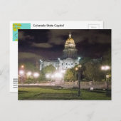 Nachtelijk Uitzicht van het Staatshoofdkwartier va Briefkaart (Voorkant / Achterkant)