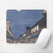 Nachtelijk uitzicht van Saruwaka Street Muismat (Met muis)