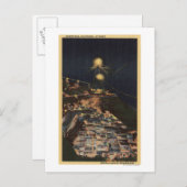 Nachtelijk Uitzicht van Shasta Dam Briefkaart (Voorkant / Achterkant)