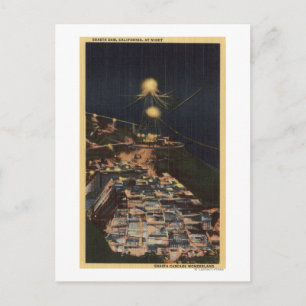 Nachtelijk Uitzicht van Shasta Dam Briefkaart