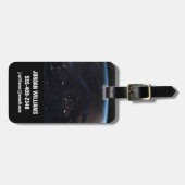 Nachtelijk ver Noord-Europa Bagagelabel (Voorkant horizontaal)