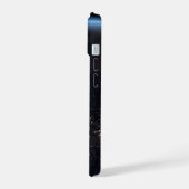 Nachtelijk ver Noord-Europa iPhone 15 Case (Linkerkant)