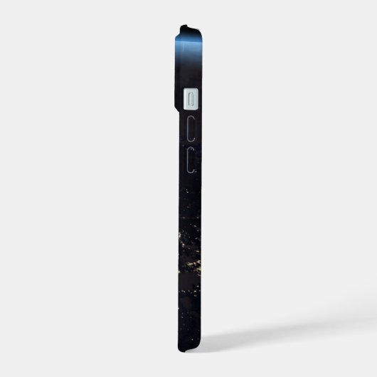 Nachtelijk ver Noord-Europa iPhone 15 Case (Linkerkant)