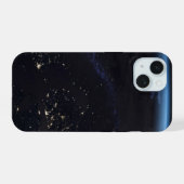 Nachtelijk ver Noord-Europa iPhone 15 Case (Achterkant horizontaal)