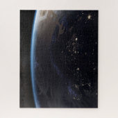 Nachtelijk ver Noord-Europa Legpuzzel (Verticaal)