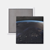 Nachtelijk ver Noord-Europa Magneet (Voorkant / Achterkant)