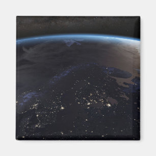 Nachtelijk ver Noord-Europa Magneet