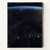 Nachtelijk ver Noord-Europa Notitieboek (Achterkant)