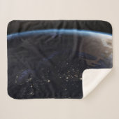 Nachtelijk ver Noord-Europa Sherpa Deken (Voorkant (horizontaal))