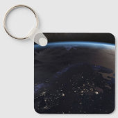 Nachtelijk ver Noord-Europa Sleutelhanger (Voorkant)