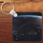 Nachtelijk ver Noord-Europa Sleutelhanger (Voorkant)