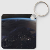 Nachtelijk ver Noord-Europa Sleutelhanger (Achterkant)