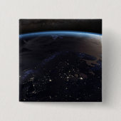 Nachtelijk ver Noord-Europa Vierkante Button 5,1 Cm (Voorkant)