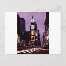 Nachtelijk verkeer op Times Square in New York