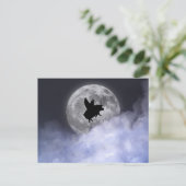Nachtelijk vliegende varkens briefkaart (Staand voorkant)