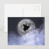 Nachtelijk vliegende varkens briefkaart (Voorkant / Achterkant)