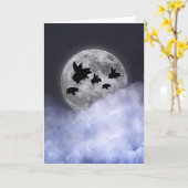 Nachtelijk vliegende varkens kaart (Gele Bloem)