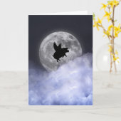 Nachtelijk vliegende varkens kaart (Gele Bloem)