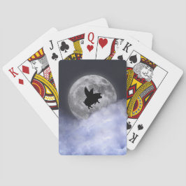 Nachtelijk vliegende varkens pokerkaarten