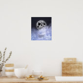 Nachtelijk vliegende varkens poster (Keuken)