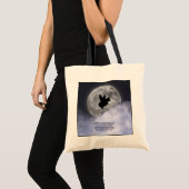 Nachtelijk vliegende varkens tote bag (Voorkant (product))