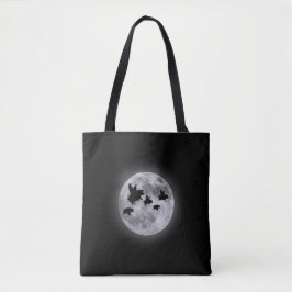 Nachtelijk vliegende varkens tote bag