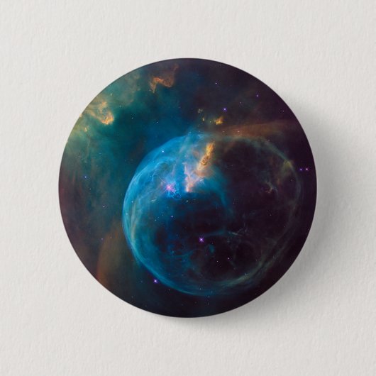 Nachtelijke Afbeeldingen van het Landschap Simp Ronde Button 5,7 Cm (Voorkant)
