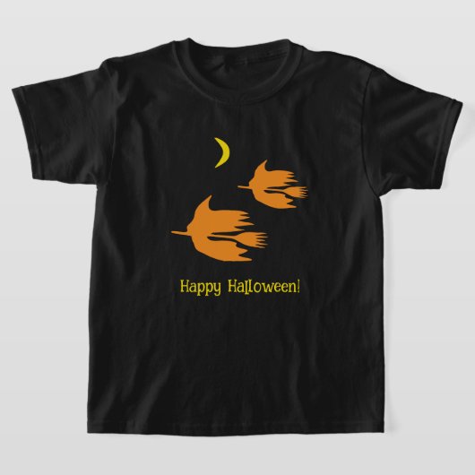 Nachtelijke bezemrit - Happy Halloween! T-shirt (Laagn)