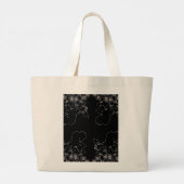 Nachtelijke bloei grote tote bag (Achterkant)