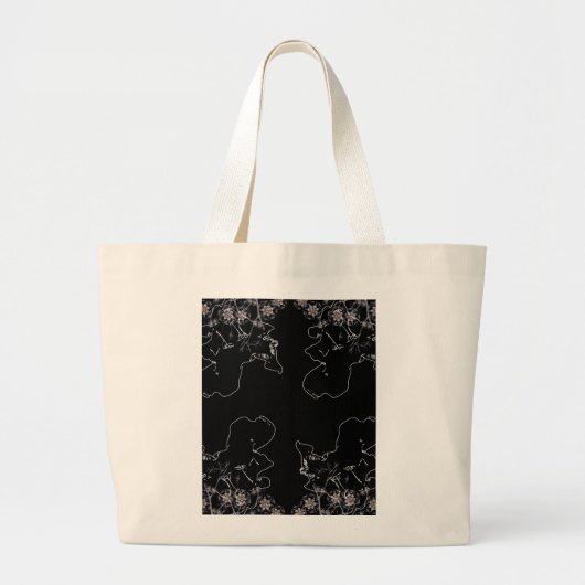 Nachtelijke bloei grote tote bag (Voorkant)