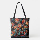 Nachtelijke Bloei Tote Bag (Achterkant)