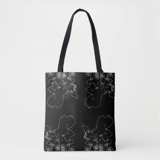 Nachtelijke bloei tote bag (Voorkant)