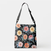 nachtelijke bloeiperiode crossbody tas (Achterkant)