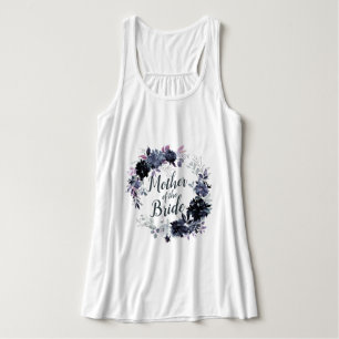 Nachtelijke bloemenkrans Moeder van de bruid Tanktop