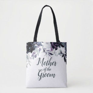 Nachtelijke bloemenmoeder Waterverf van de bruideg Tote Bag