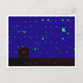 Nachtelijke Briefkaart Sjabloon (Voorkant)