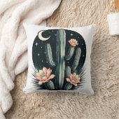 Nachtelijke Cactusbloesem Kussen (Deken)
