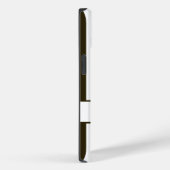 Nachtelijke chocolade-strips met monogram Case-Mate iPhone case (Achterkant / Rechts)